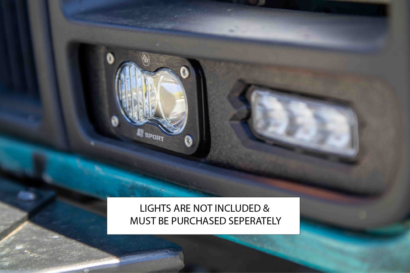 Baja Designs S2 Fog light bracket for 97-01 Jeep Cherokee XJ - Feniex Q3